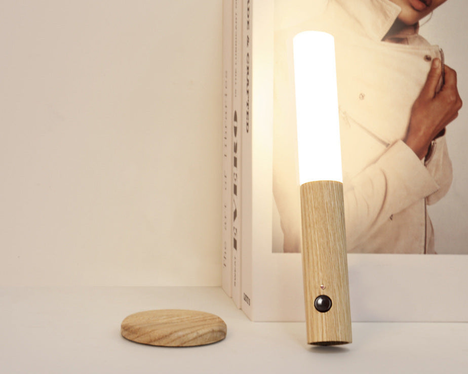 Magnetic Wood Wireless Night Light