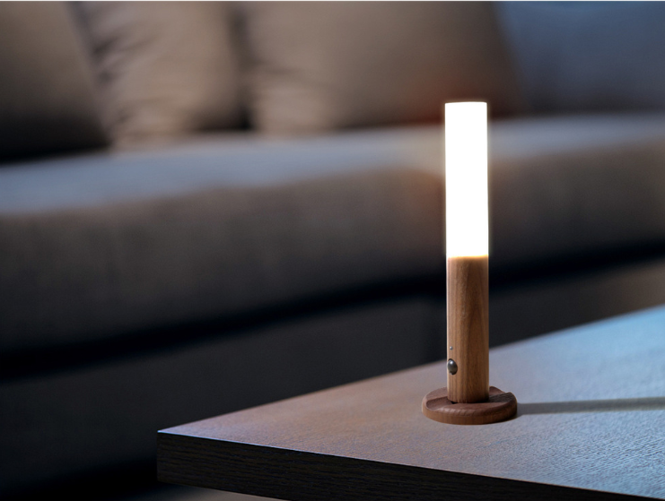 Magnetic Wood Wireless Night Light