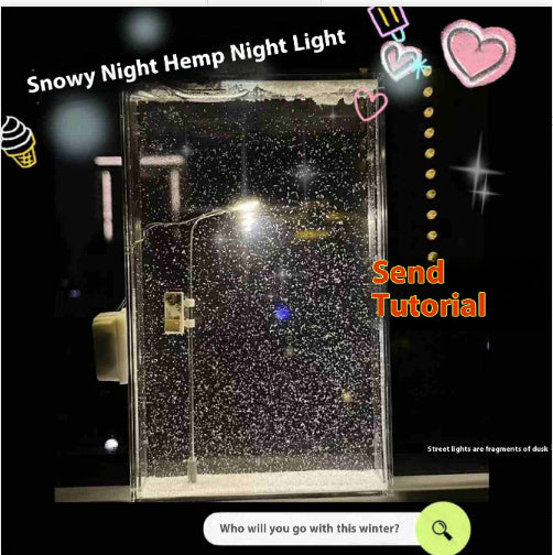 Snowy Landscape Night Light