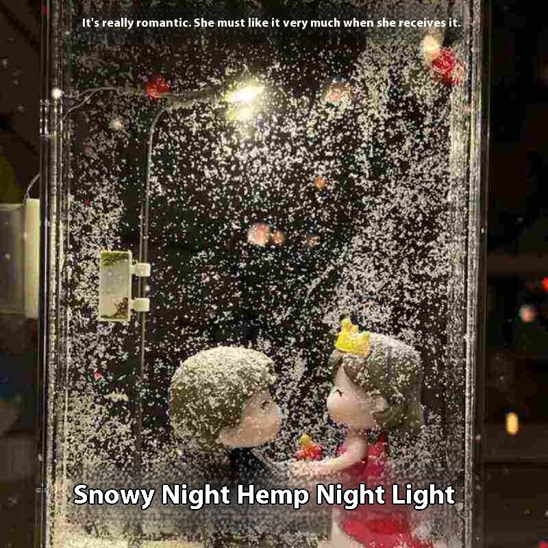 Snowy Landscape Night Light