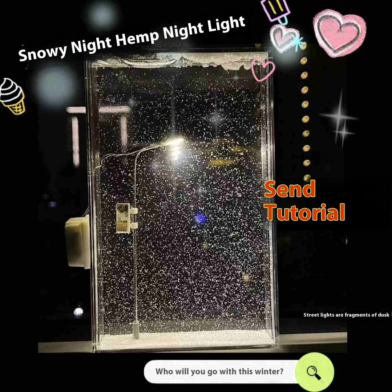 Snowy Landscape Night Light